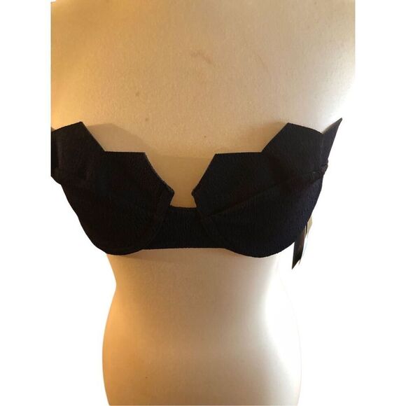 VIX Firenze Imani Laser Cut Bandeau Underwire Bikini Top - Picture 2 of 15